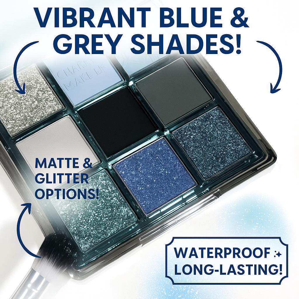 Palette De Fards à Paupières SMOSS My Blue Eyes - 4 Tons - 6g - Neuf Sous Blister