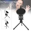Microphone Shockproof Shock Mount Filter Bracket Stand Mic Stand for Podcast Studio Desktop