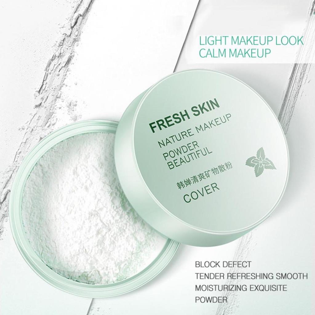 Refreshing Cosmetic Translucent Foundation Finishing Loose Powder Face Makeup