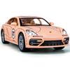 Giocattolo modello auto pressofuso in scala 1/24 Panamera, veicolo giocattolo da tirare indietro con suono e luce per bambini, ragazzi, ragazze, collezione regalo