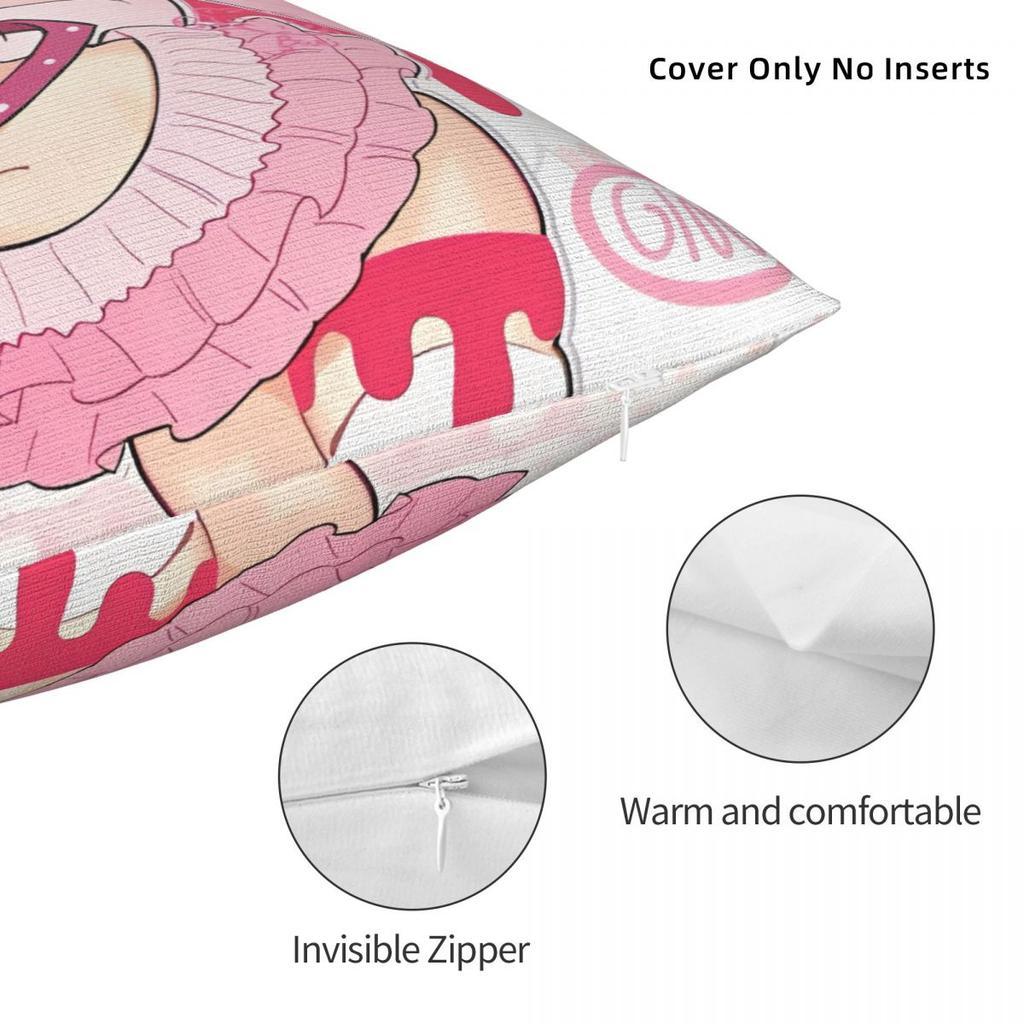 Pillow Cover Japanese Anime Super Sonico Custom Cushion Cover Morden Pillow Case For Sofa Bedroom Home Decor Pillowcases