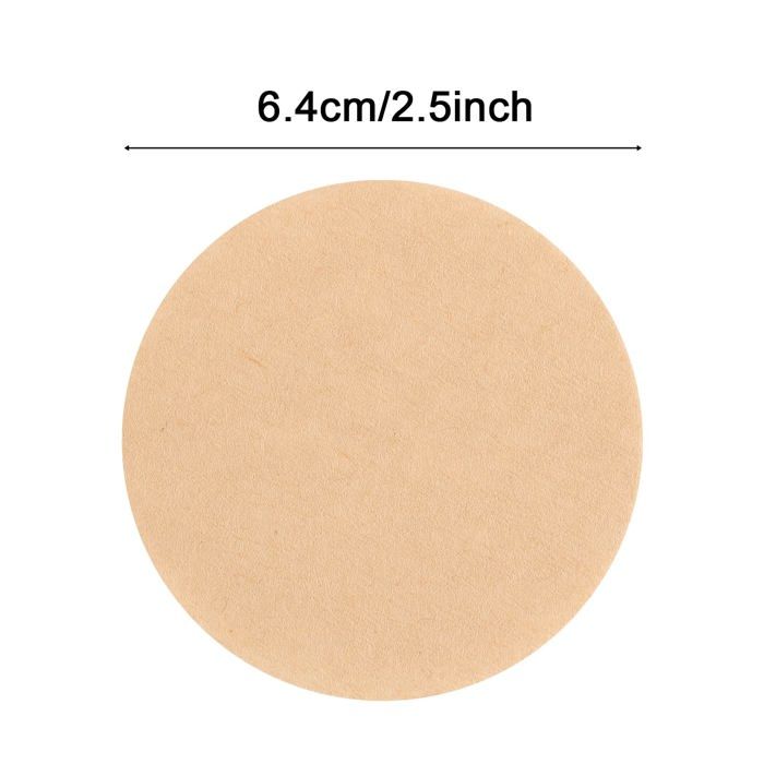 Disposable Coffee Filter - Aiex - B06037 - 350 Filters - Unbleached - 6.4 Cm