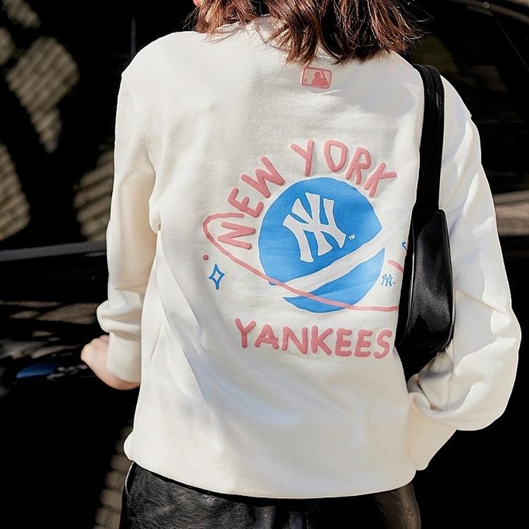New MLB Polyester Shoulder Bag Dumpling Bag Shoulder Bag Women's Black 3ABQS032N-50BKS