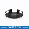 A ABSOPRO 1pc Universal Wheel Center Hub Cap Durable 65mm 2.56" Outside Diameter Vehicle