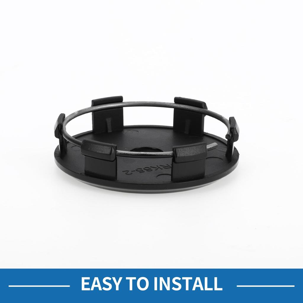 A ABSOPRO 1pc Universal Wheel Center Hub Cap Durable 65mm 2.56" Outside Diameter Vehicle