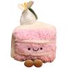 Cake Plush Toys Pink Strawberry Blueberry Chocolate Mango Cake Soft Stuffed Food Doll Lovely Plushie Perfect Gifts Boys Girls