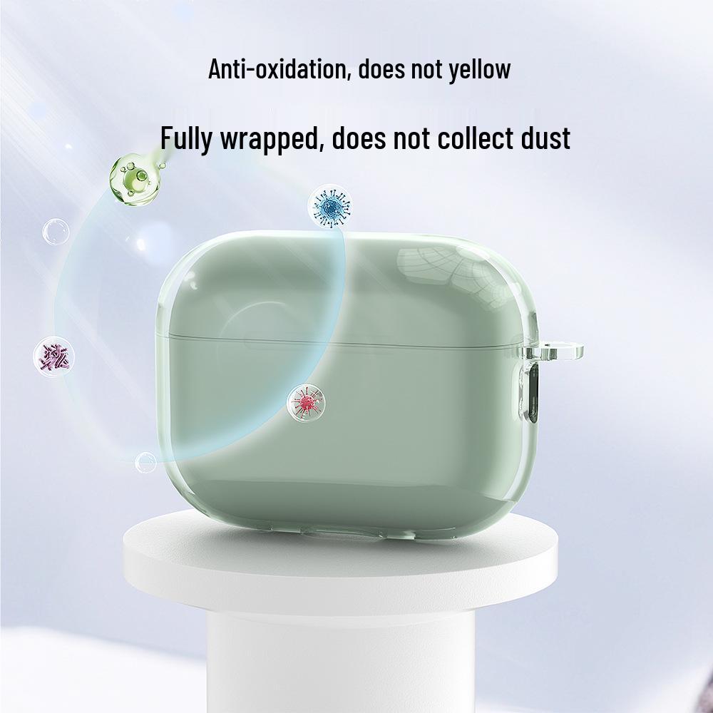 Transparent Soft Protective Case for AirPods 4/Pro 2/Pro 3 Earphones
