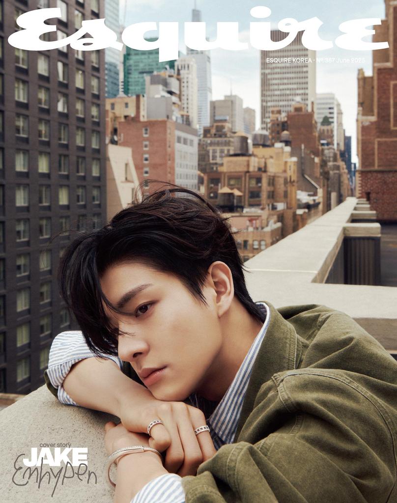 ESQUIRE Korea 2025 Juni ENHYPEN JAKE & SUNGHOON K POP, KSTAR, KFASHION, KBeauty