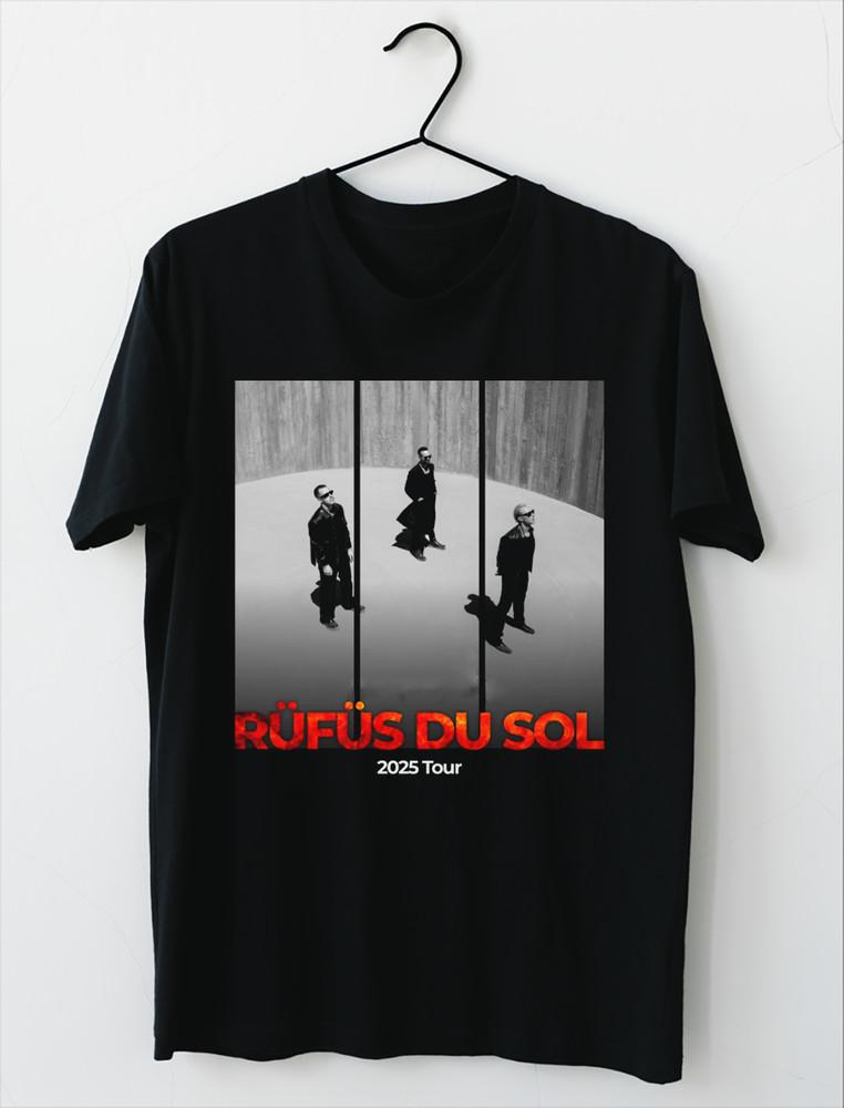 NEW Collection RÜFÜS DU SOL Tour 2025 Black Size S-2345XL Shirt OM660 Unisex T-Shirt XL