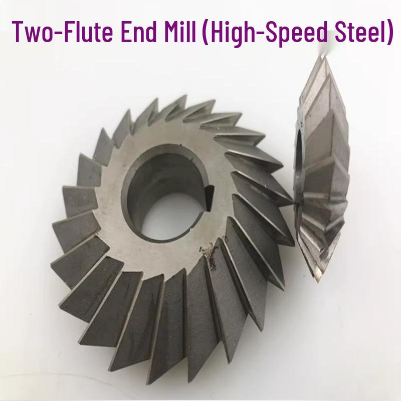 Double-Angle High-Speed Steel Milling Cutter: 30° 45° 55° 60° 75° 90° Symmetrical