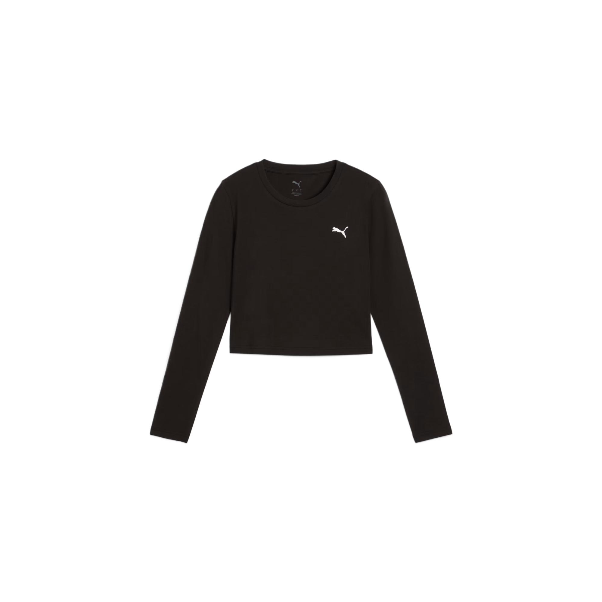 

Puma Ess Wardrobe Удобная Мягкая Дышащая Футболка с Длинным Рукавом Женские Топы Черный 629761-01 S