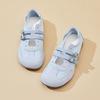 2025 Spring and Summer New Versatile Fashion Flat Casual Mary Jane Shoes Leather Double Buckle with Shallow Mouth Small Single Shoes Women