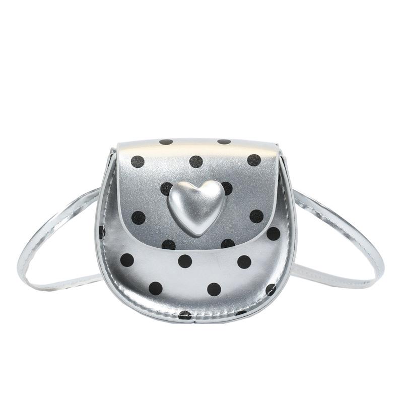 Argyle Polka Dot Mini Crossbody Bag for Girls - Cute Handheld Shoulder Bag