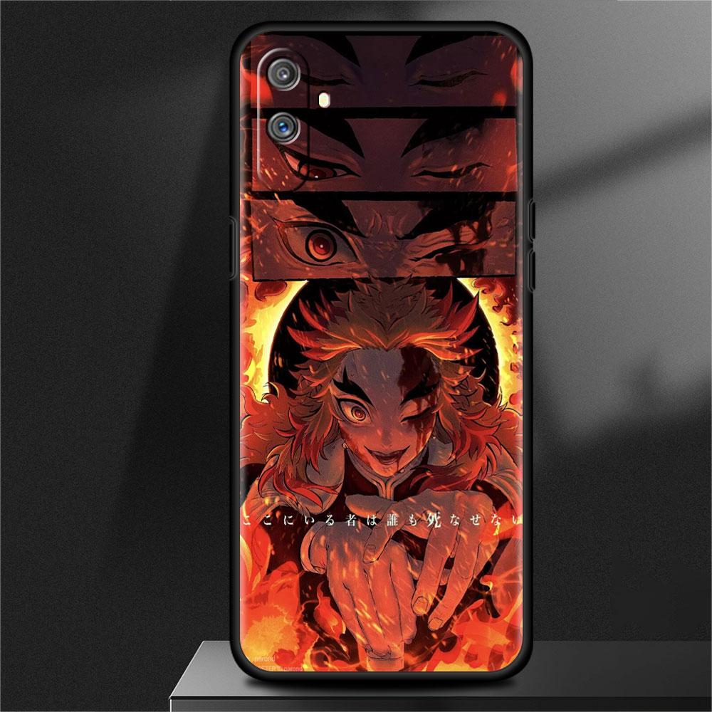 Case For Oppo Realme 8 C21Y 8i GT Neo 2 3 C21 7 9 Pro 6 C35 C20 Master C15 C12 C11 Silicone Phone Cover Demon Slayer Anime Funda
