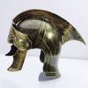 Plastic Spartan Gladiator Helmet for Men: Medieval Roman Warrior Knight Costume Headgear for Halloween Stage Performance