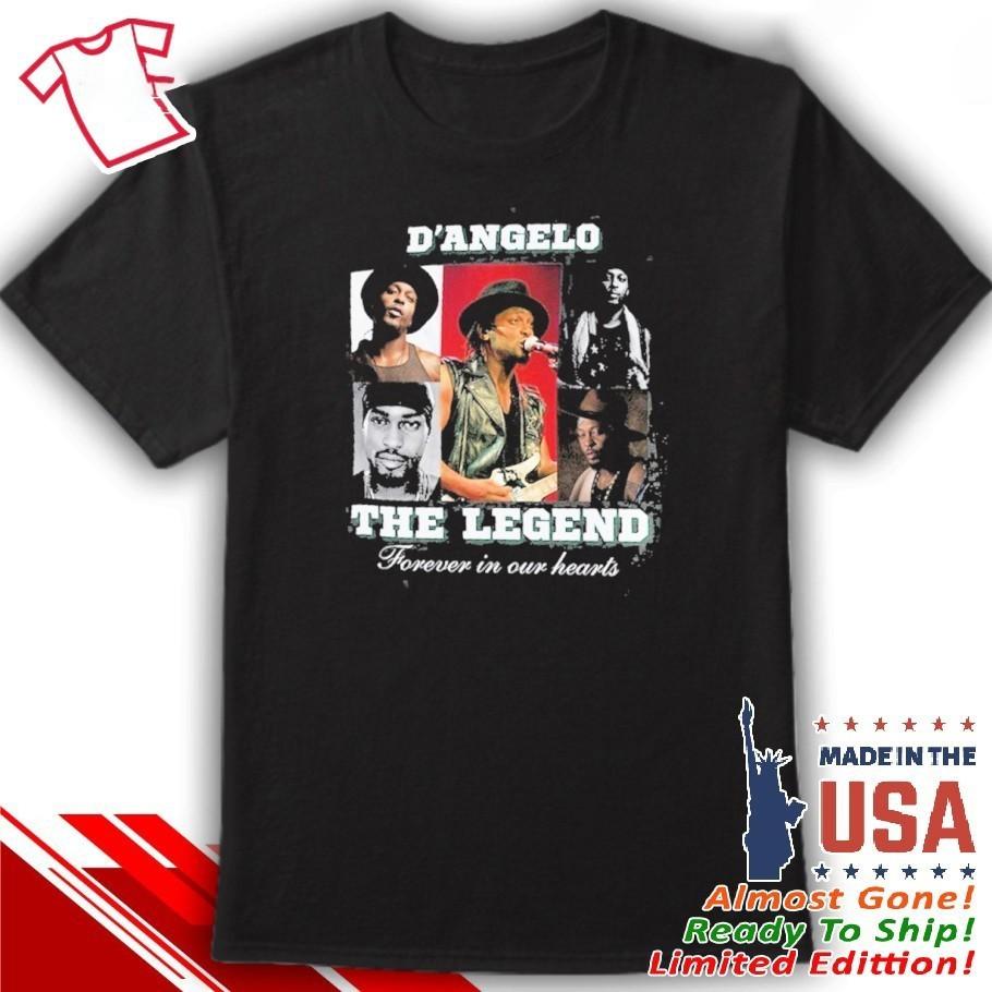 D’Angelo The Legend Forever Tshirt All Size S to 5XL NZL406 Unisex T-Shirt