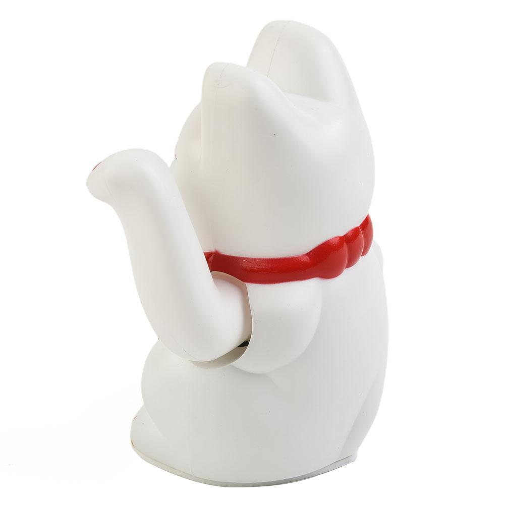 Chat porte-bonheur à bras électrique de 5 pouces pour la décoration de la maison, du bureau, de la voiture, décoration de la maison, cadeau d'anniversaire, décoration de chat chinois