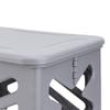 Tragbare Campingtoilette Faltbare Reisetoilette mit Deckel 100 kg Tragfähigkeit für Outdoor-Wandern Bootfahren