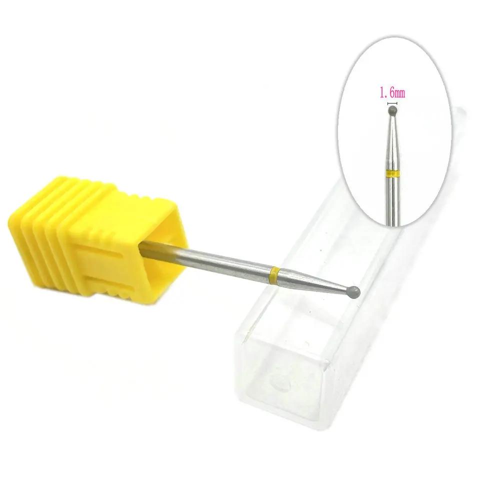 20pcs Diamond Nail Drill Milling Cutter for Manicure Rotary Bits Cuticle Clean Accessory Dental Diamond Burs Polisher 2.35mm