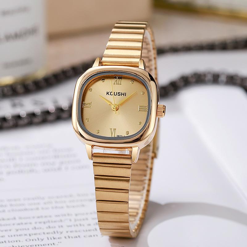 

Модные Простые Сто Квадратных Круглых Большой Циферблат Кварцевые Женские Золотистый Ремешок Наручные Часы Reloj De Mujer Дропшиппинг