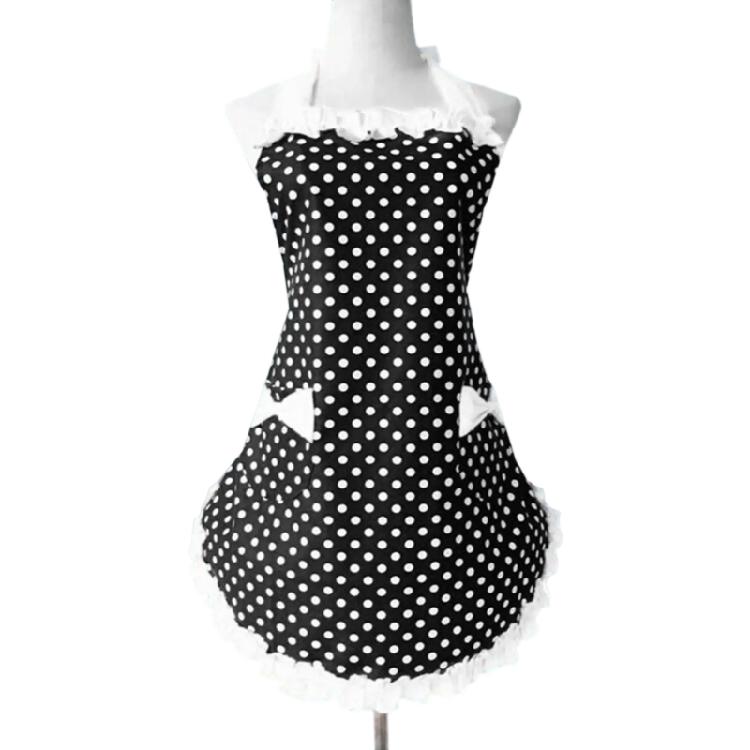 Women's Cake Apron Fashion Bowknot Apron for Women Girls Retro Kitchen Cooking Apron with Pockets Mother's Day Gifts