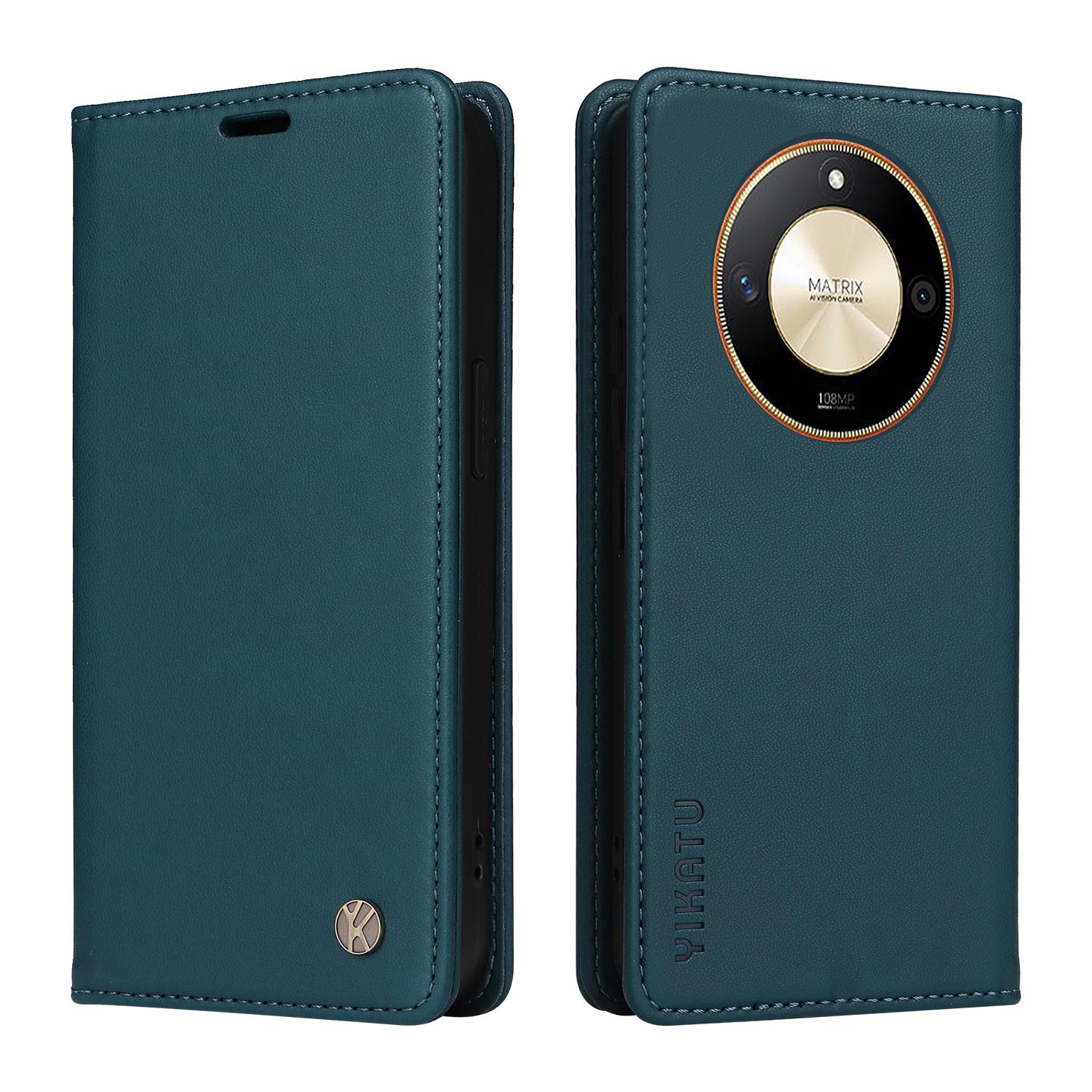 

YIKATU YK-001 For Honor X50 5G/X9b 5G/Magic6 Lite 5G Case Leather Magnetic Closure Phone Cover F