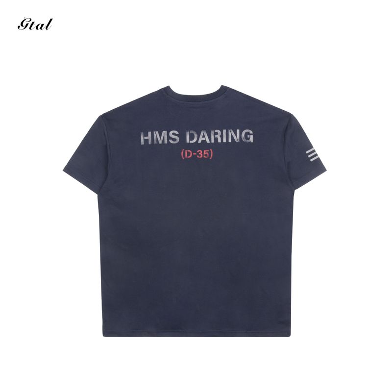 Gtal American Cruiser T-shirt Quick-Drying Cool Feeling Solona Short Sleeve Print round Neck Fitness Sports Stretch Tops