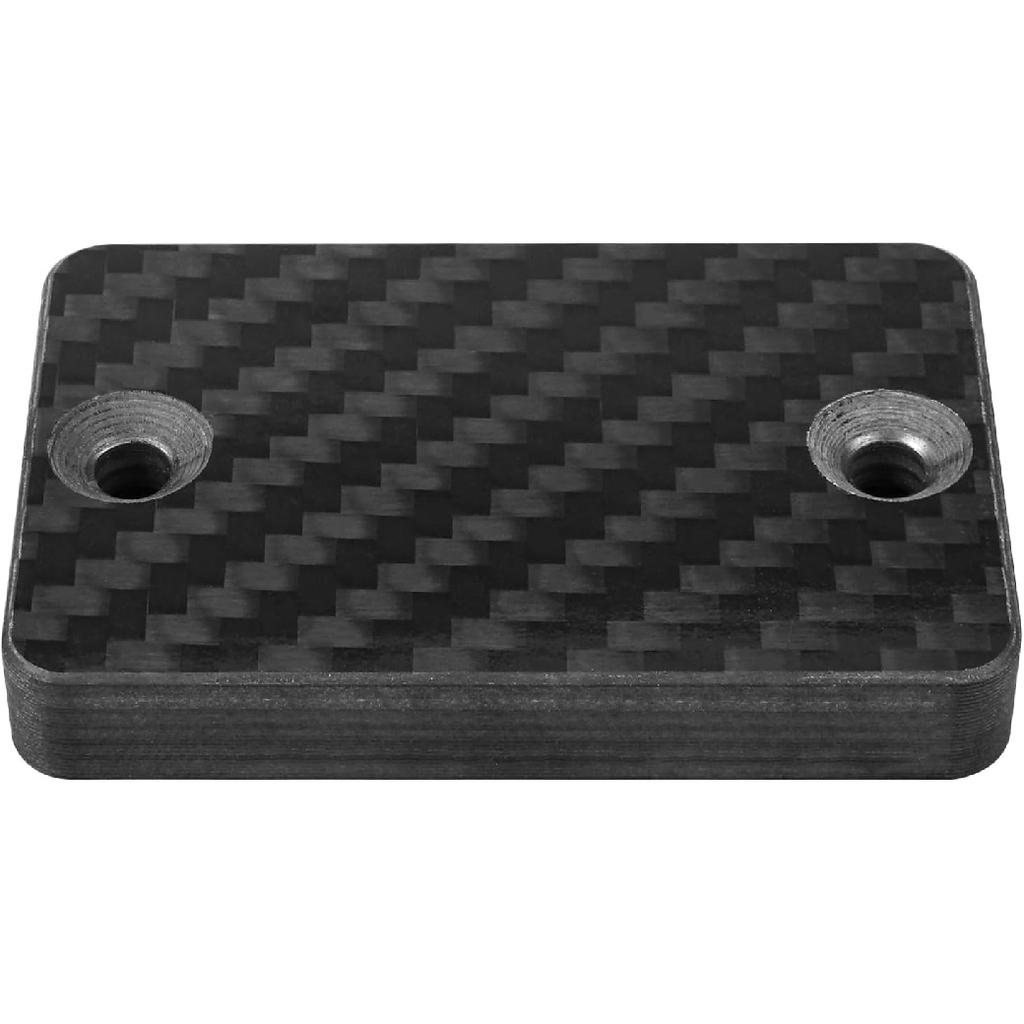 NICECNC Carbon Fiber Front Brake Reservoir Cover Compatible with Yamaha Raptor 700 2013-2026, Compatible with Honda TRX400X 2009-2014,See Fitments,