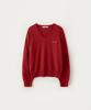 Sseomweeobeoteo Roe V-Neck Knit - Red
