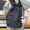 Schoolbag1011 New Korean Version Ins College Style Print Backpack Women's Casual Versatile Sweet Backpack Male Student Schoolbag