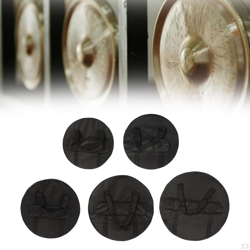 Cymbal Bag Carry Case Side Pocket Storage Gong for Stage Show Concert Live