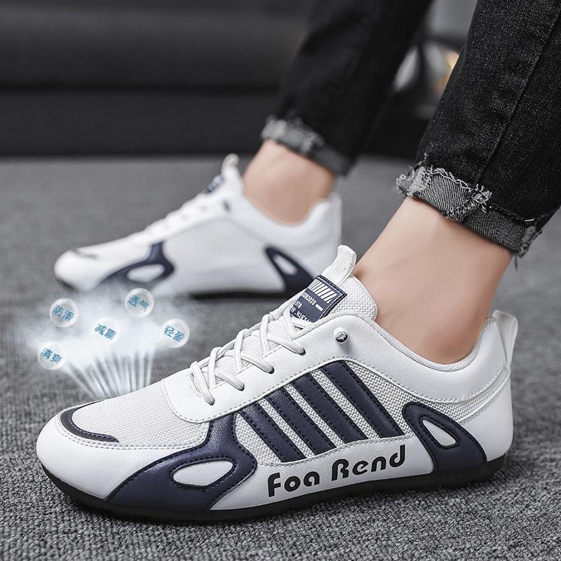 Herrenschuhe mit einem Pedal Sommer Mesh atmungsaktive Freizeitschuhe Live-Sport Laufen schwarz vielseitig weichsohlige Arbeitsschutzschuhe