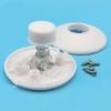 6Pcs Round Foot Reset Button Online Switches Foot Pedal Push Switches Inline Lamp Light Control Footswitch Enduring