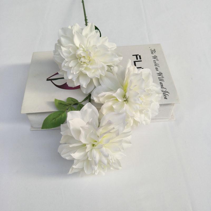 Faux Long Stem Dahlia Bouquet For Wedding Centerpiece And Living Room Decor