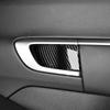 4PCS Car Carbon/Black Interior Door Bowl Trim Strip ABS Material Decoration Accessories For Hyundai Sonata 2021-2026 LHD/RHD