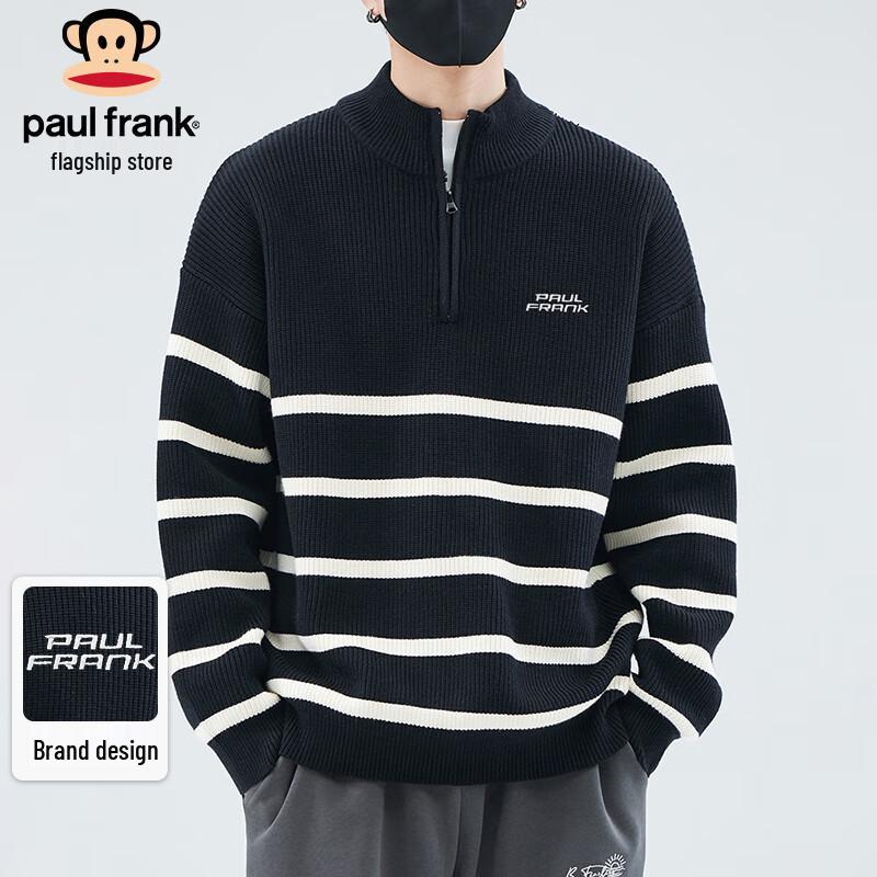 

Paul Frank Men s Half-Zip Stand-Collar Knitted Sweater XL