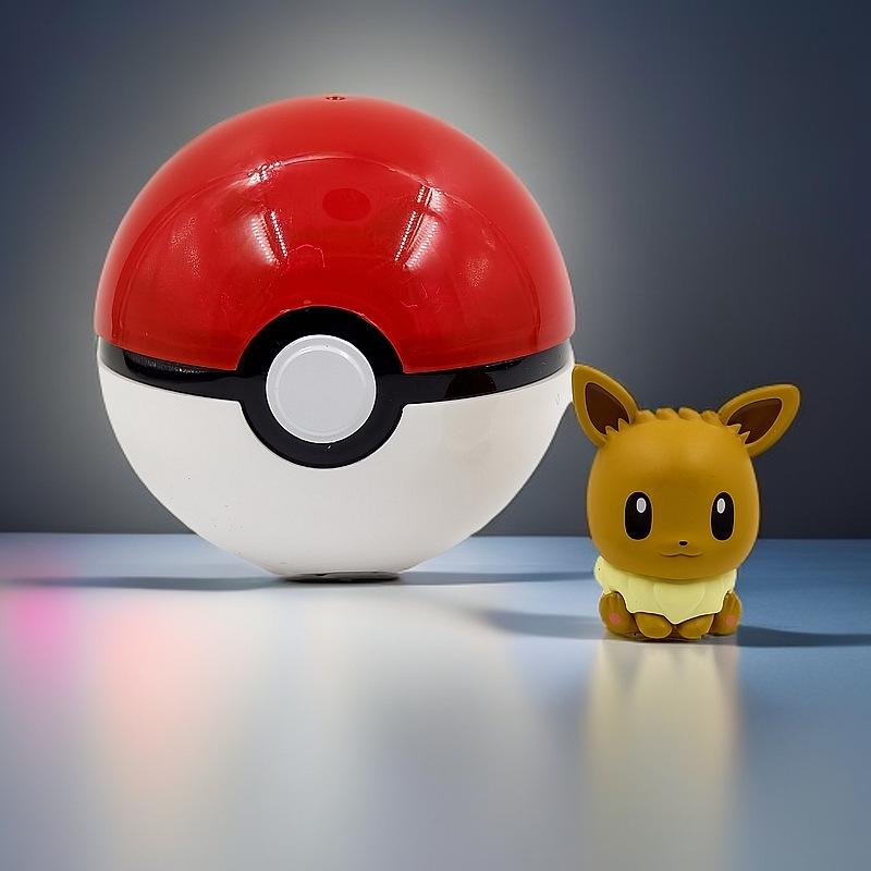 Pokémon Pikachu Mini Figure with Poké Ball Ornament - Tiny Adventure Car Décor & Birthday Gift Gashapon