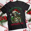 Funny Ugly Mens and Womens Skeleton Christmas T-shirt SIZE S-5XL Unisex T-Shirt