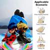 Miraculous Adventures Flannel Blanket Super Soft Warm Cozy Blanket For Sofa Bed Office Travel Allseason Home Decor Gift