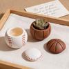 Basketball Baseball Shape Silicone Molds Multipurpose Silicone Molds For Handmade Candle Cup Storage Box Home Decoration