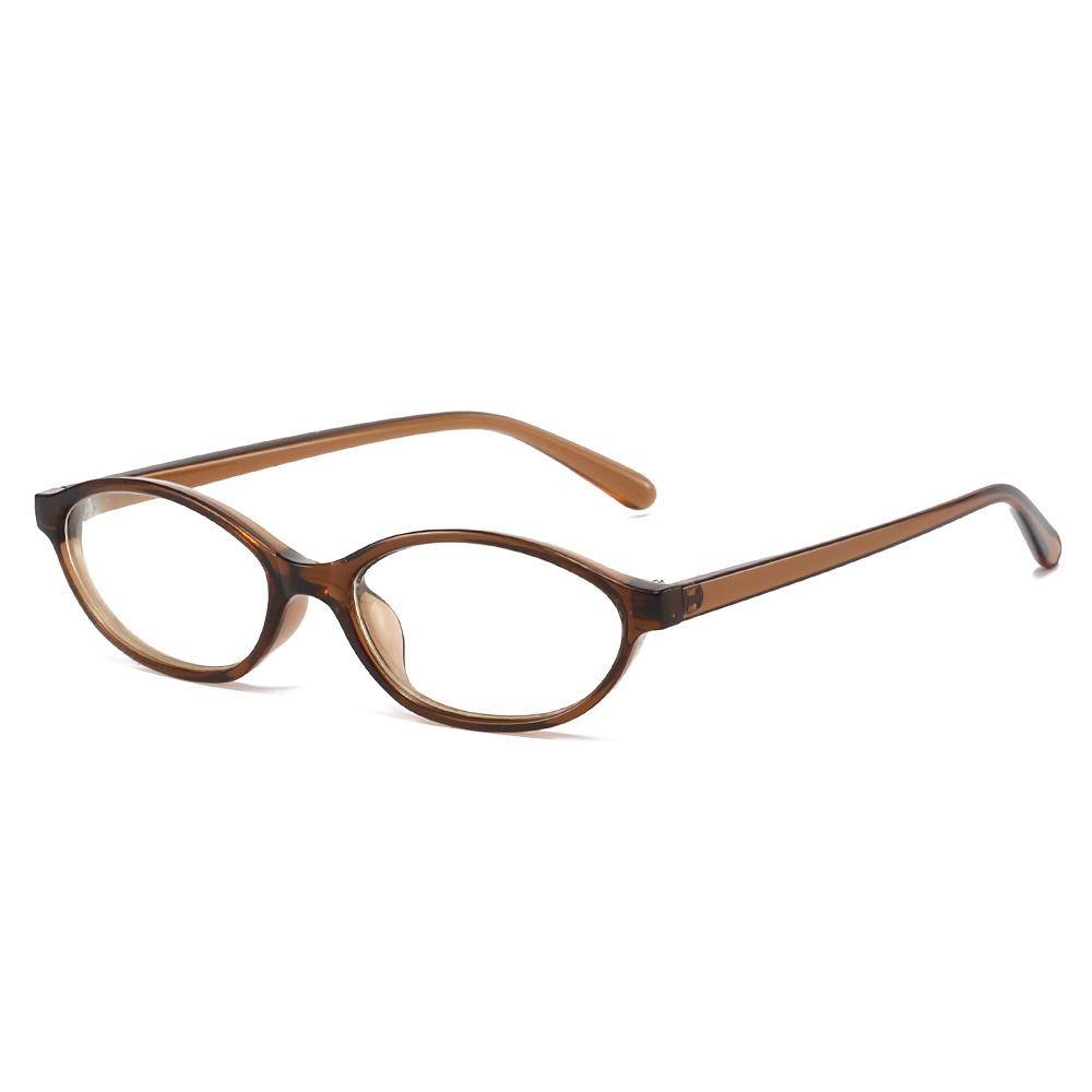 

New Small Frame Oval Anti Blue Light Glasses Fashion Brand Anti Mobile Phone Computer Radiation Unisex Glasses as picture