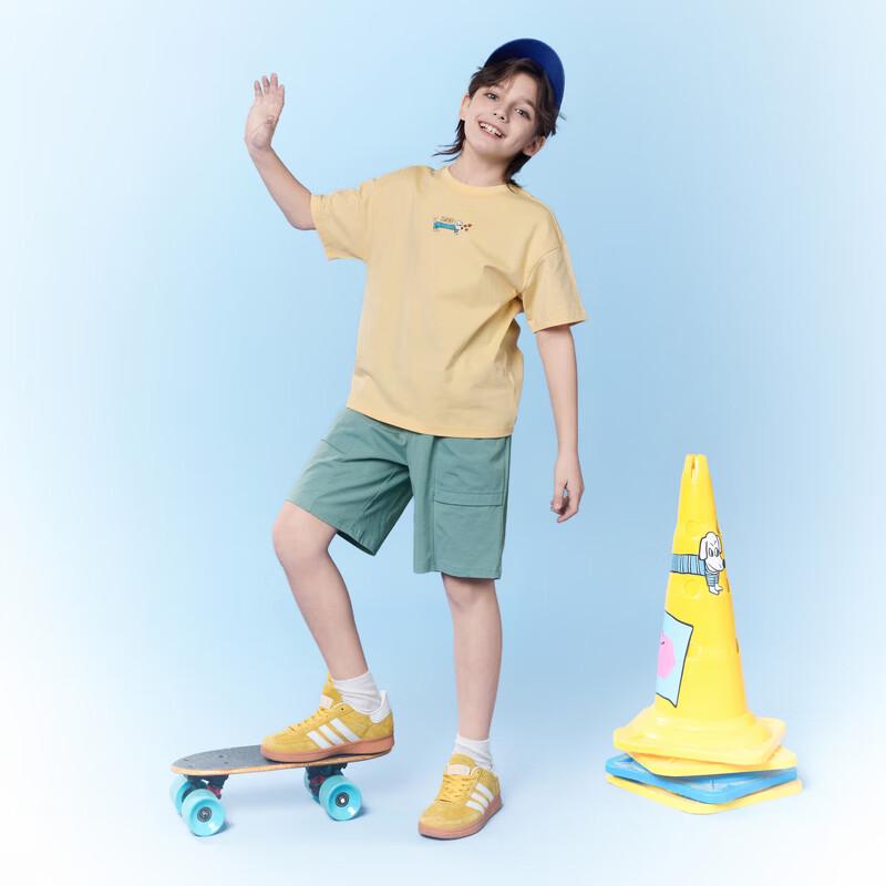 MQD Boys' Cotton Cartoon Short Sleeve T-Shirt
