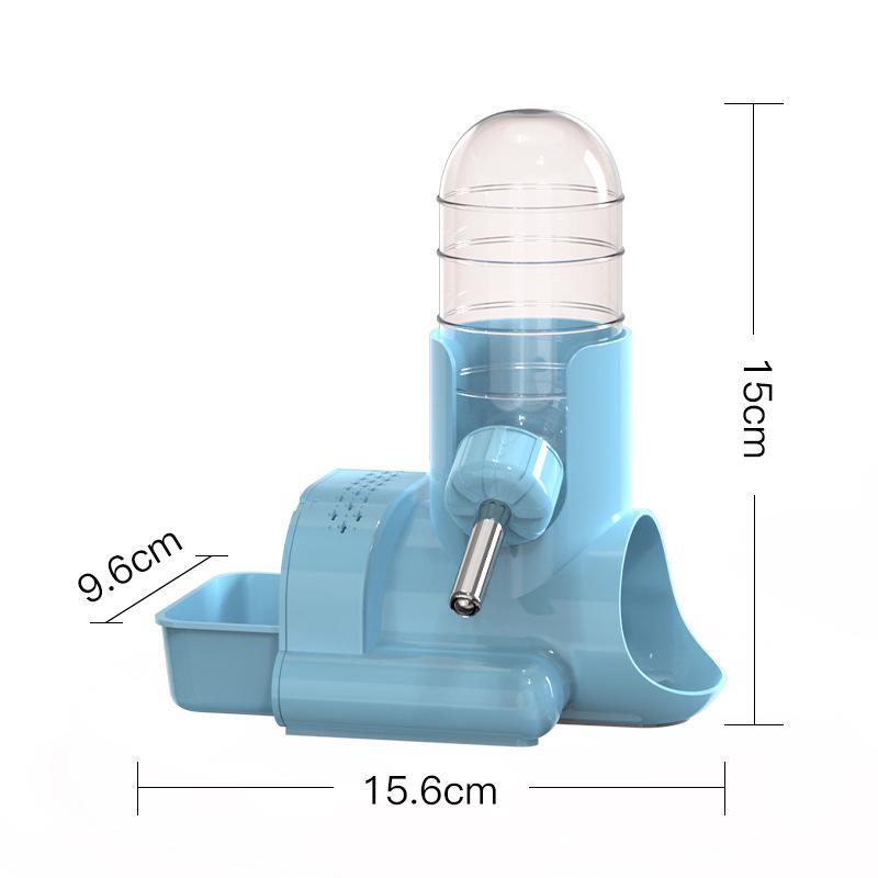 Hamster Drinking Standing Feeder Shelter Hamster Cage House Water Bowl Tableware 3 In 1 Water Leakage Rabbit Water Bottle