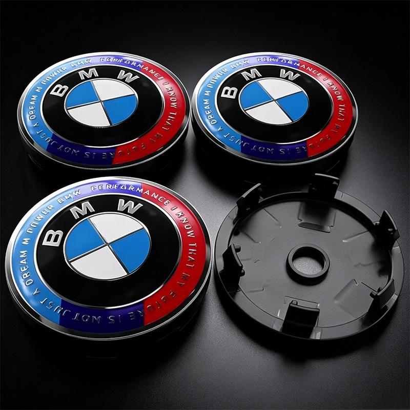 68/56mm 4Pcs Wheel Center Cover Wheel Hub Center Integrated Cover Badge For BMW 50TH E36 E60 E46 E90 E39 F30 E70 F20 X5 E53 G30 JK4