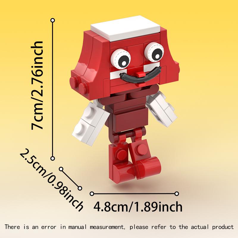 Dandy Baustein-Set, 18-in-1 Mini-Modell mit Sammel-Spielcharakter-Stein, Pädagogisches STEM-Spielzeug für Geburtstagsgeschenk