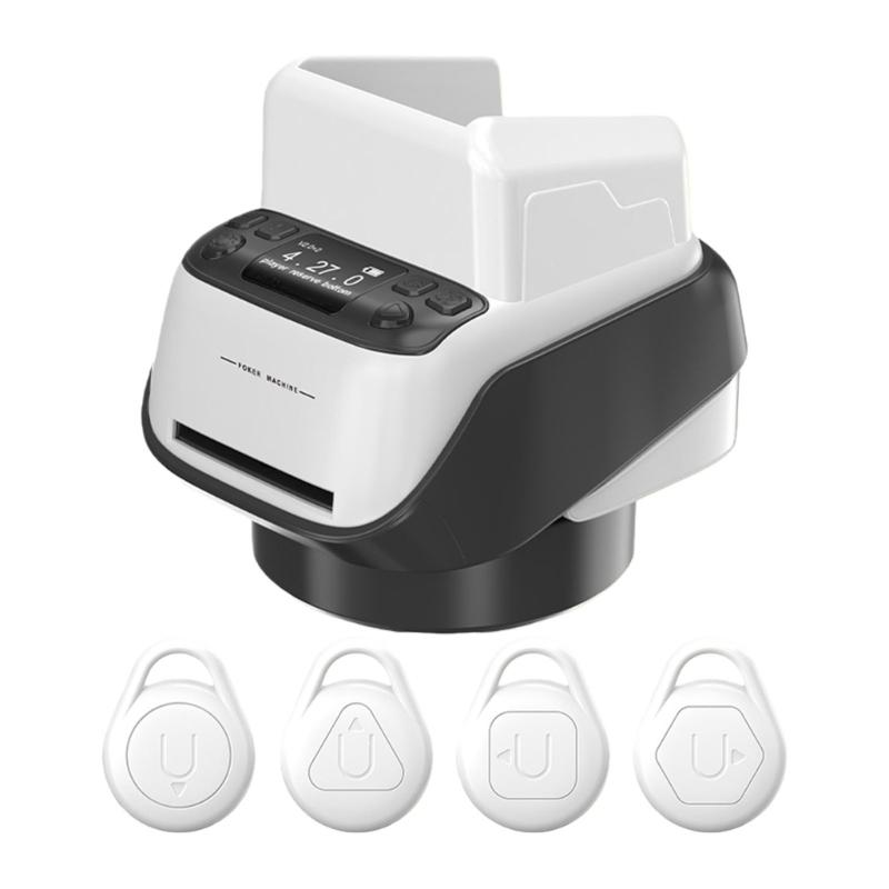 Automatic Card Shuffles Dealer Machine Intelligent Poker Card Dispenser Rechargeable Card Dealer Support 8 Players 1