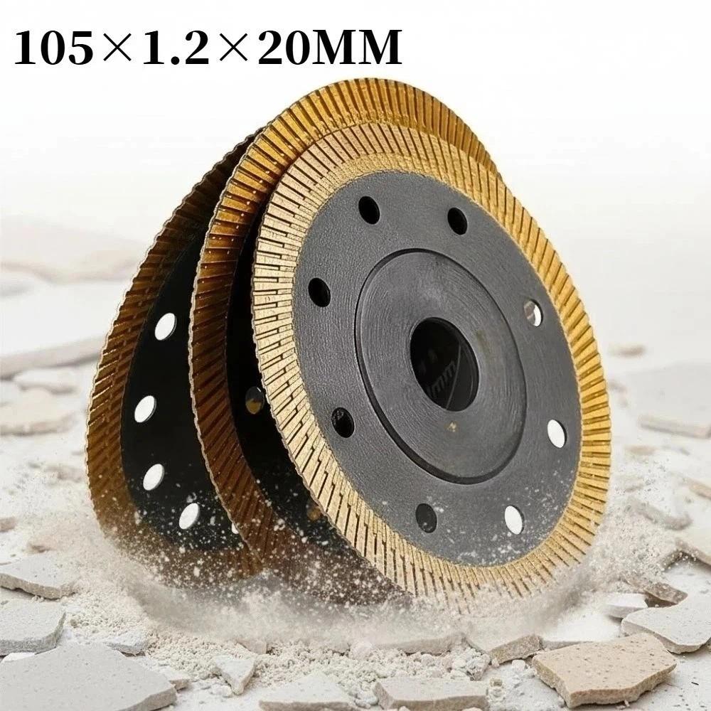 1PC Diamond Cutting Disc 105MM Sturdy Thin Diamond Saw Disc Rapid Cutting Durable Angle Grinder Cutting Disc Tiles Marble Etc
