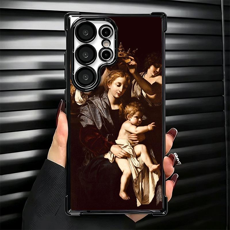 Renaissance Aesthetics Art Painting Soft Phone Case For Samsung Galaxy S26 Ultra S25 Edge S24 FE S23 Plus S22 S21 + S20 Plating