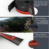 8.2FT Bumper Lip Stickers - 2.5M Car Front Bumper Lip Rubber Protectors - 60mm Width Strip