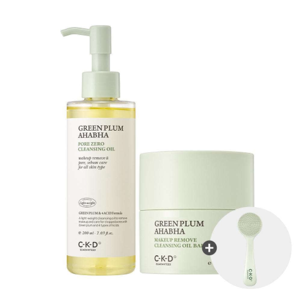 

Ckd Гарантована Очищувальна Олія Зеленої Сливи Aha Bha 200мл + Олійний Бальзам 50г + Безкоштовна Щітка для Пор та Шкірного Сала NONE